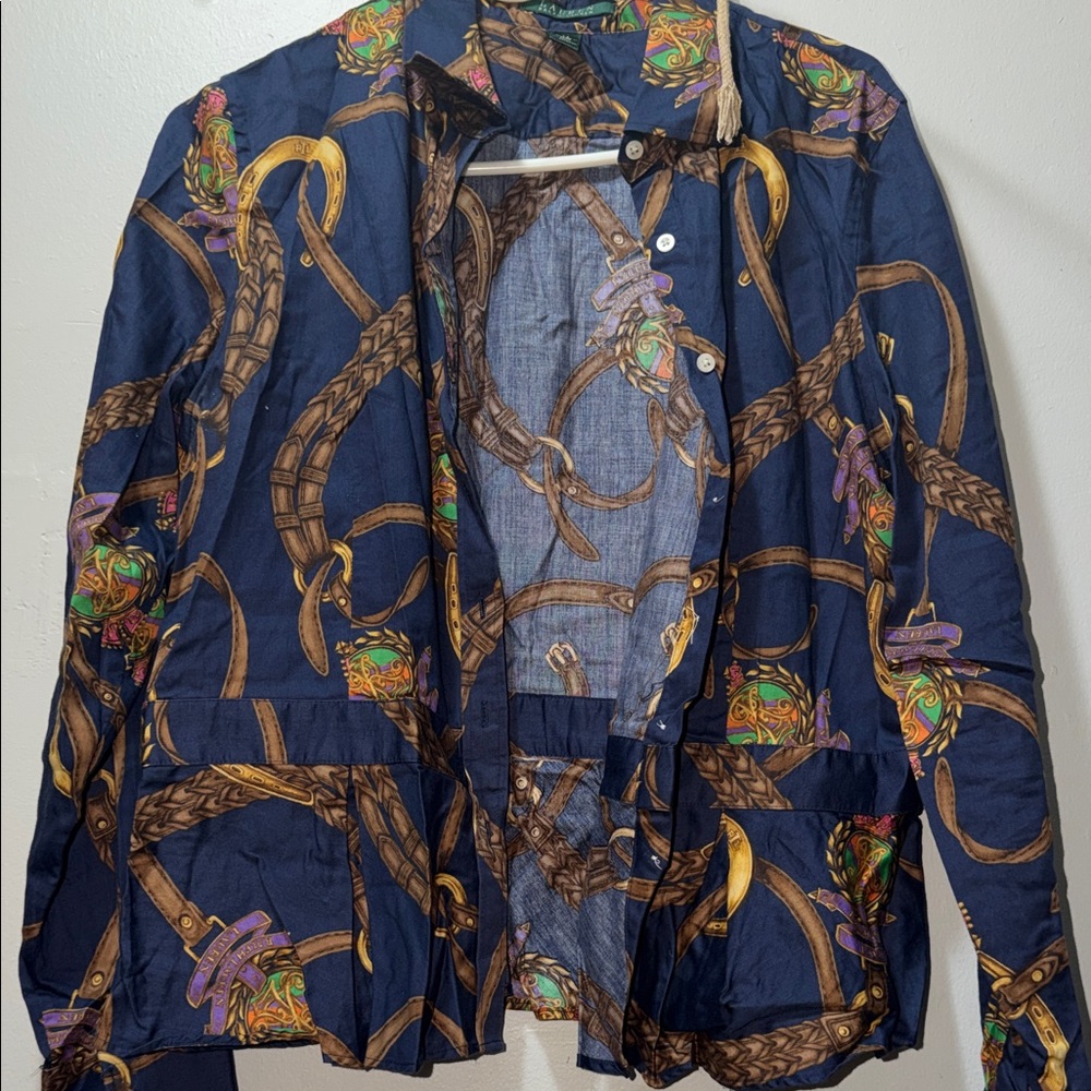 Lauren Ralph Lauren Equestrian Button-Up